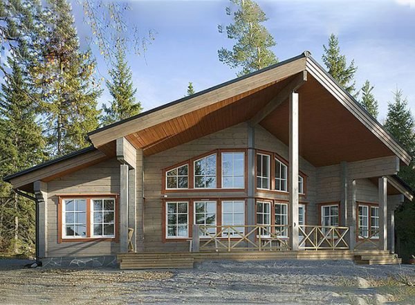 Wooden House | Log Cabin | Timber house | Free Plan Design | Log Home