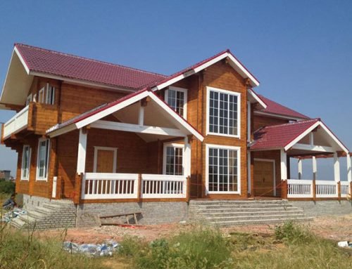 IG-2-041 Luxry prefabricated wooden villa with high quality